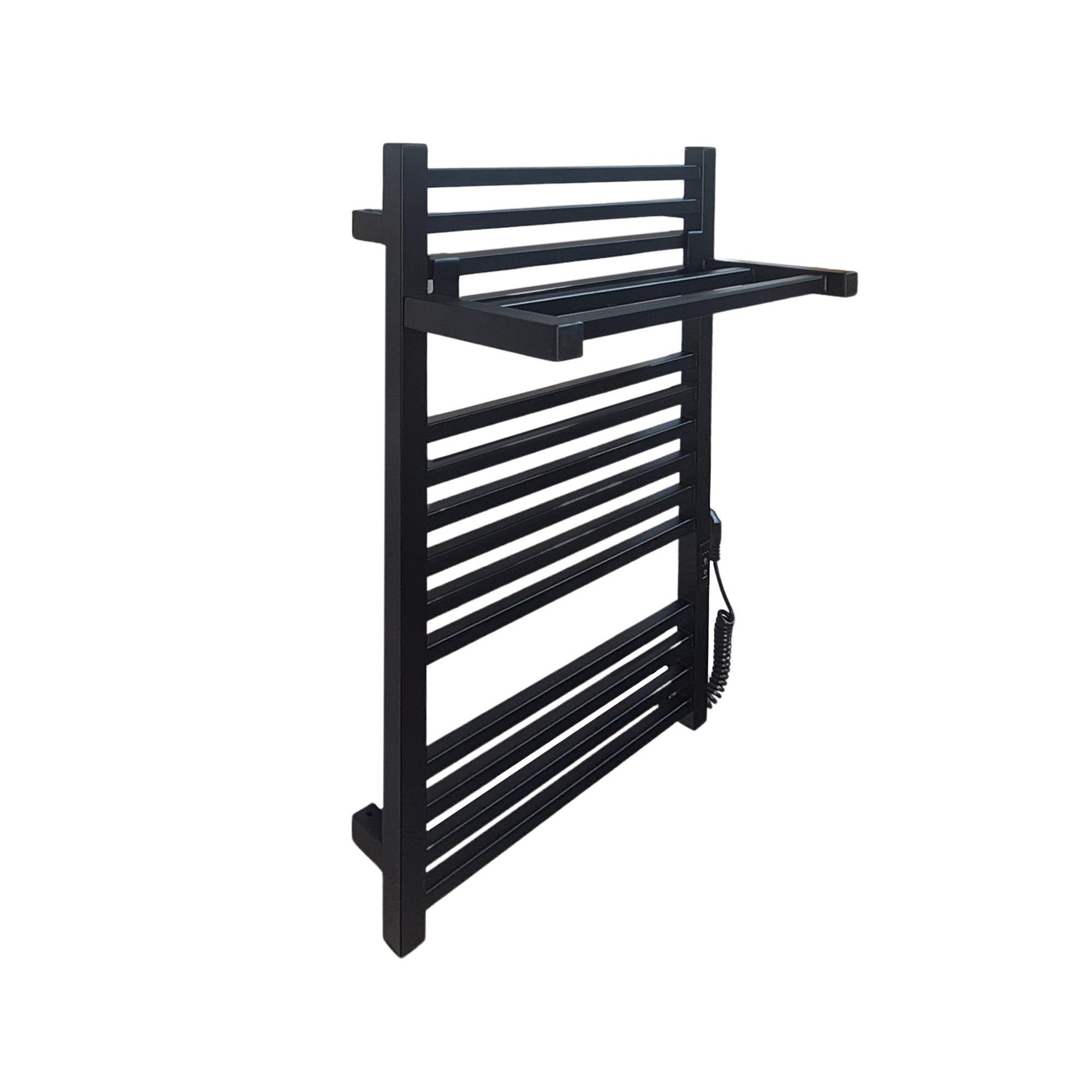 Полочка для полотенцесушителя Carino LORENZO Черный мат (28766319) - фото 3 Полочка для полотенцесушителя Carino LORENZO Черный мат (28766319) - фото 3