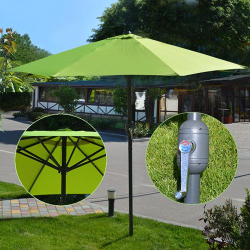 Зонтик кафе антивитер 2,7 м 8 см (MH-3841) - фото 3 Зонтик кафе антивитер 2,7 м 8 см (MH-3841) - фото 3