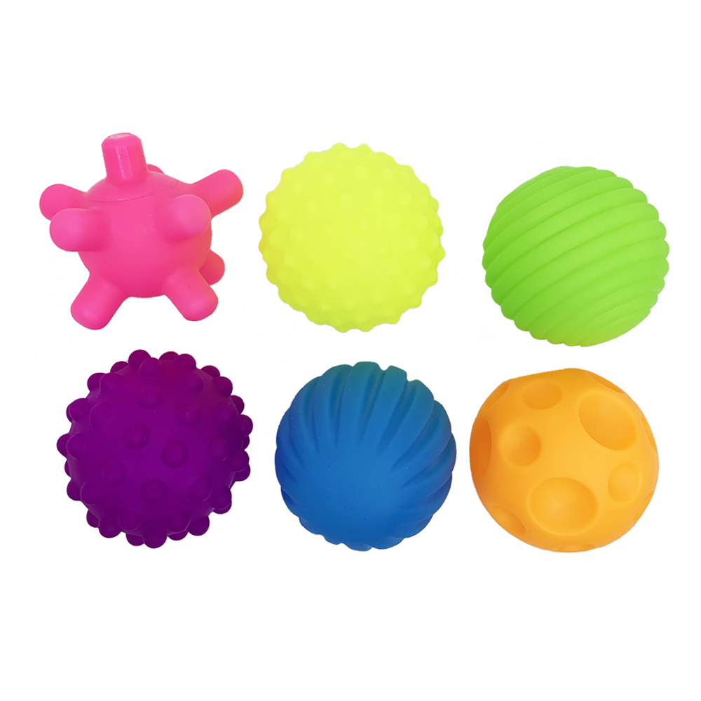 Набор тактильных мячиков 6 шт. (27711060) - фото 2