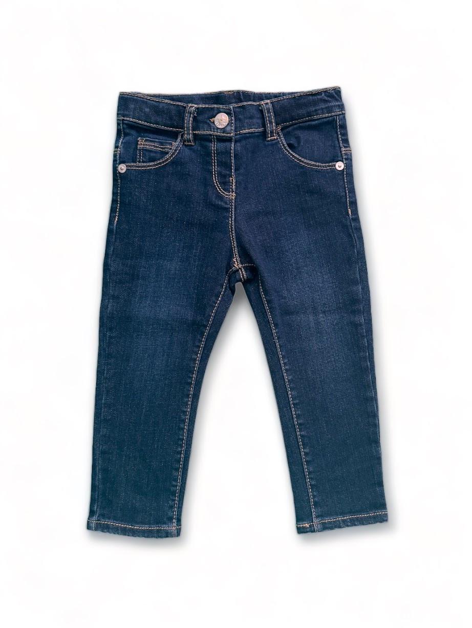 Джинсы детские Chicco прямые стрейчевые 12-18 мес. 80 см Синий (2087346891)