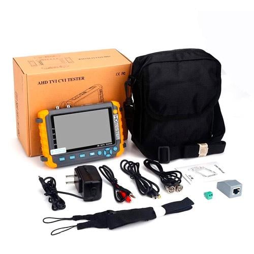 Монітор манжету для встановлення та налаштування камер HD 4в1 з PTZ VGA HDMI IV8W Black/Yellow (497992) - фото 3 Монітор манжету для встановлення та налаштування камер HD 4в1 з PTZ VGA HDMI IV8W Black/Yellow (497992) - фото 3