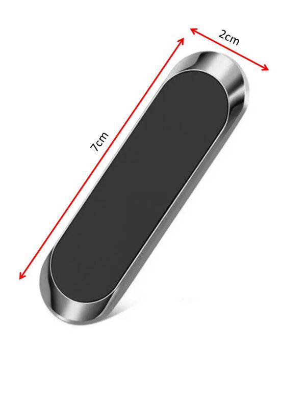 Держатель для телефона в форме полосы на панель авто магнитный Черный (1896580909) - фото 6