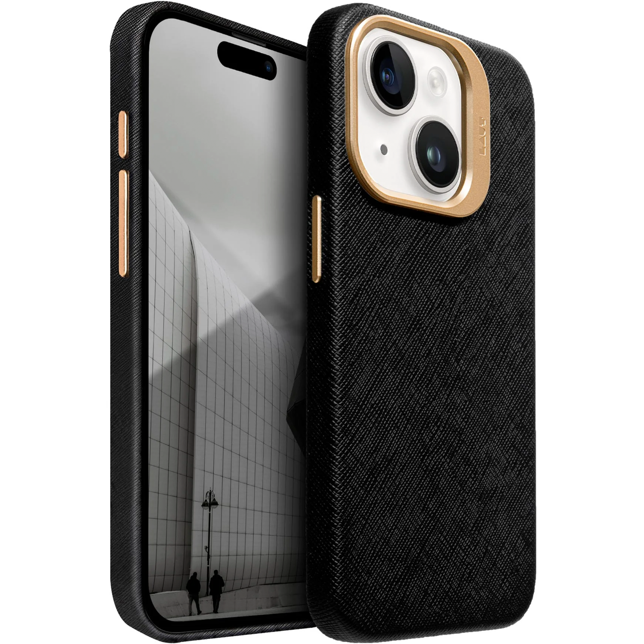 Чехол накладка Laut Prestige Case with MagSafe for iPhone 15, Black (L_IP23A_PR_BK)