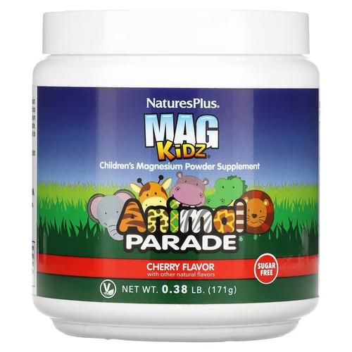 Магний для детей NaturesPlus Mag Kidz Powder Cherry 171 г (NAP-29943)