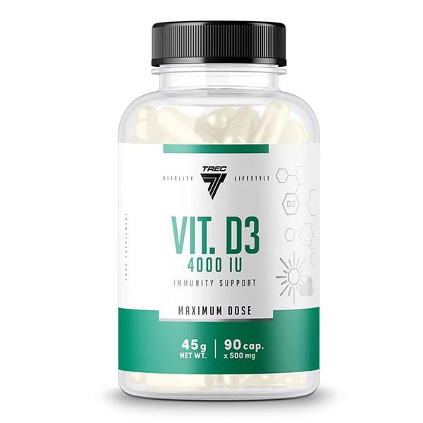 Витамин D для спорта Trec Nutrition Vit. D3 4000 IU 90 капс. (000024923)