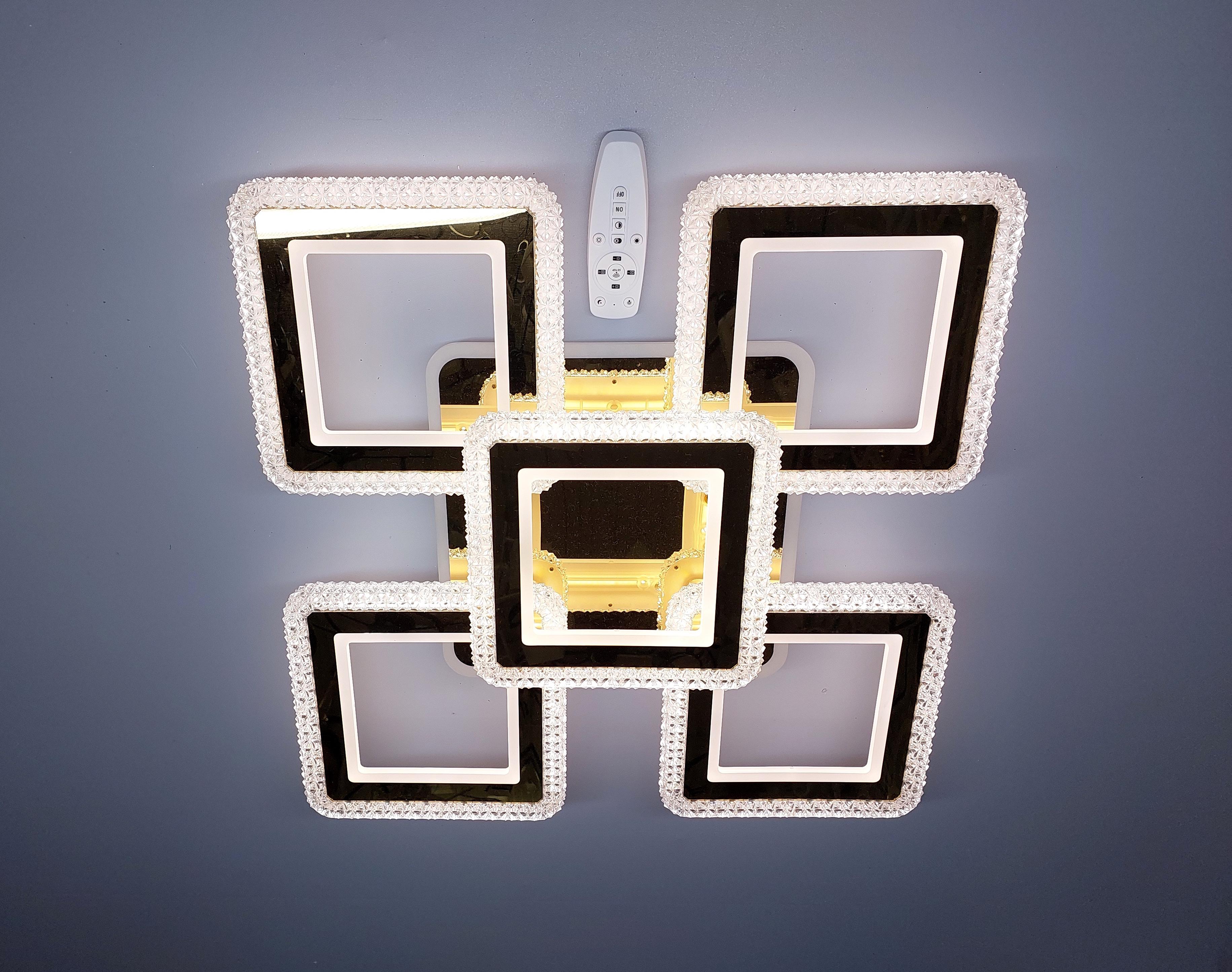 Люстра світлодіодна 82/5 GD+RGB з підсвіткою 250/36W Золотий (18205062) - фото 10 Люстра світлодіодна 82/5 GD+RGB з підсвіткою 250/36W Золотий (18205062) - фото 10