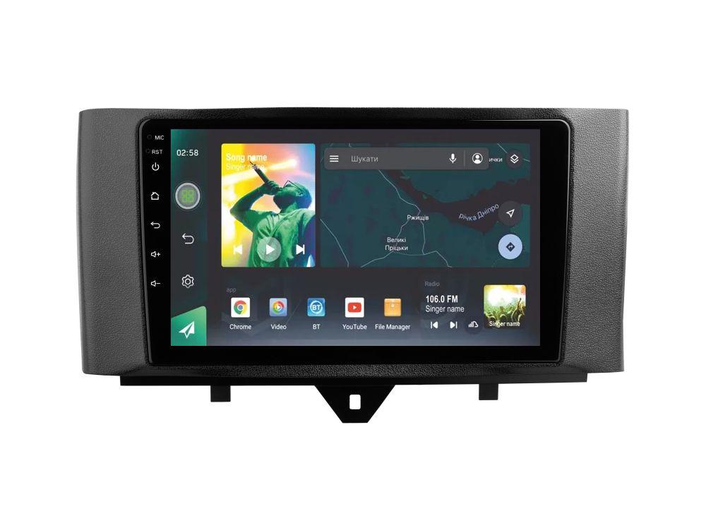 Автомагнитола штатная Sigma X9464 4/64 GB для Mercedes Benz Smart Fortwo 2 2010-2015 9" (AR-71992)