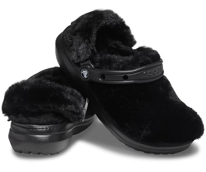 Сабо утеплені Crocs Classic Fur Sure р. W9/EUR 39-40 Black (9340158)