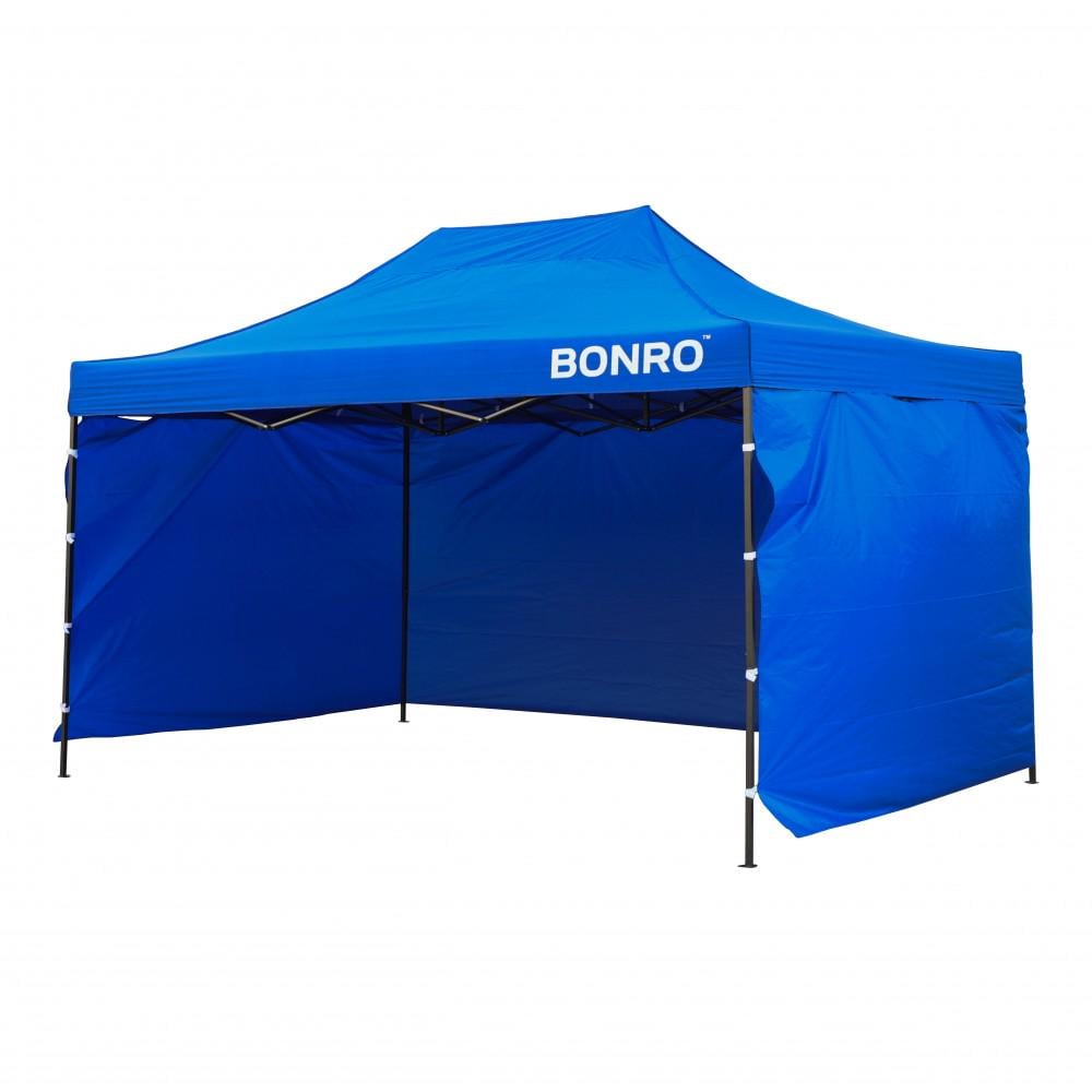 Палатка павильон раздвижная со стенками Bonro B-9005 с сумкой 3х4,5 м Синий (42400990)