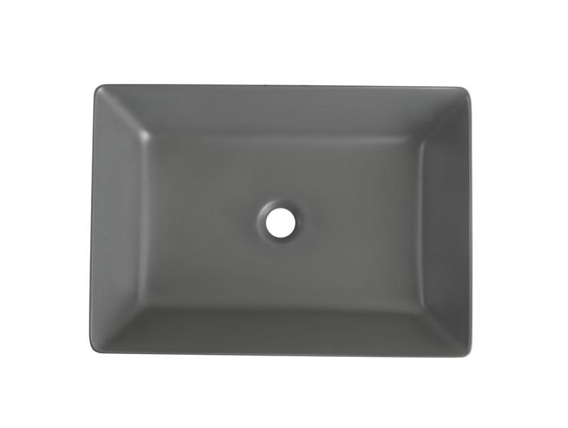 Раковина накладная Mixxus Premium QUADRO-0108 550x390x145 мм Gray (MP6652) - фото 2 Раковина накладная Mixxus Premium QUADRO-0108 550x390x145 мм Gray (MP6652) - фото 2