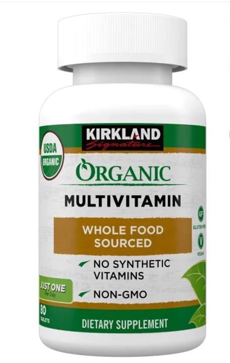 Витамины Kirkland USDA Organic Multivitamin 80 табл. (2444753936)