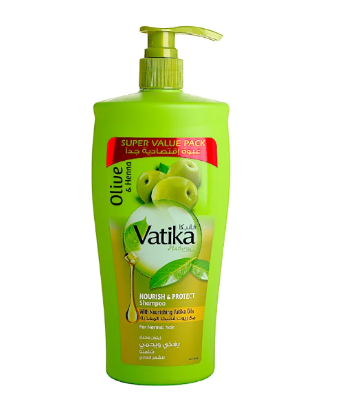 Шампунь питательный для нормальных волос Dabur Olive&Henna с оливкой и хной 600 мл (2319233566)