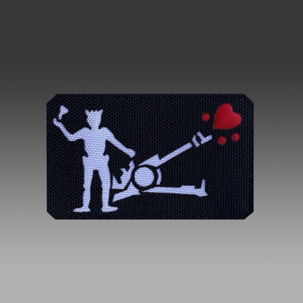 Шеврон на липучке Laser Cut ROP340 Черная Борода артилерист 50х80 мм Черный/Белый (1170) - фото 2 Шеврон на липучке Laser Cut ROP340 Черная Борода артилерист 50х80 мм Черный/Белый (1170) - фото 2