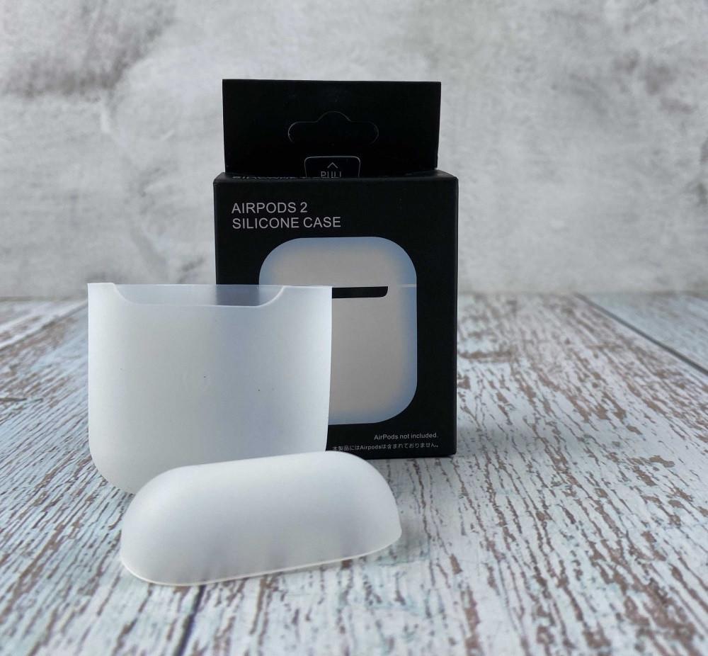 Силіконовий чохол для навушників AirPods AirPods 2 White