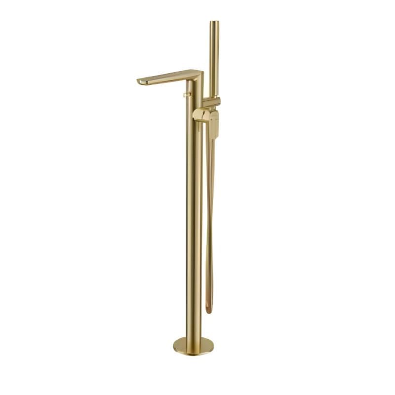 Смеситель для ванны Excellent Clever 2.0 напольный Золотой (AREX.4155GB)