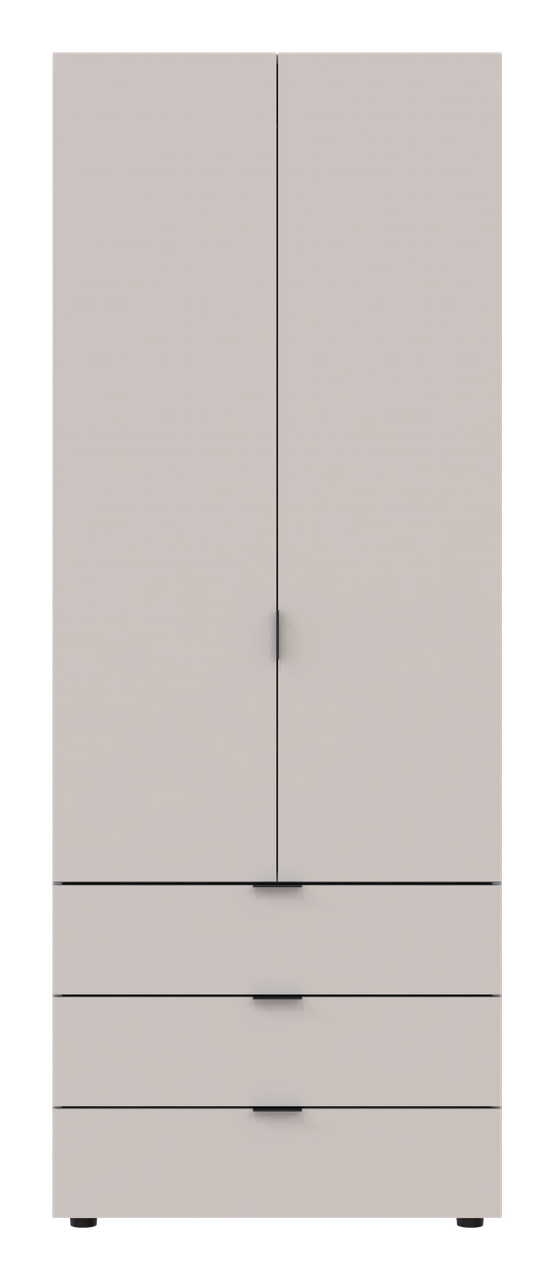Шкаф для одежды распашный Doros Гелар 2 ДСП 77,5х49,5х203,4 см Кашемир (80737632)