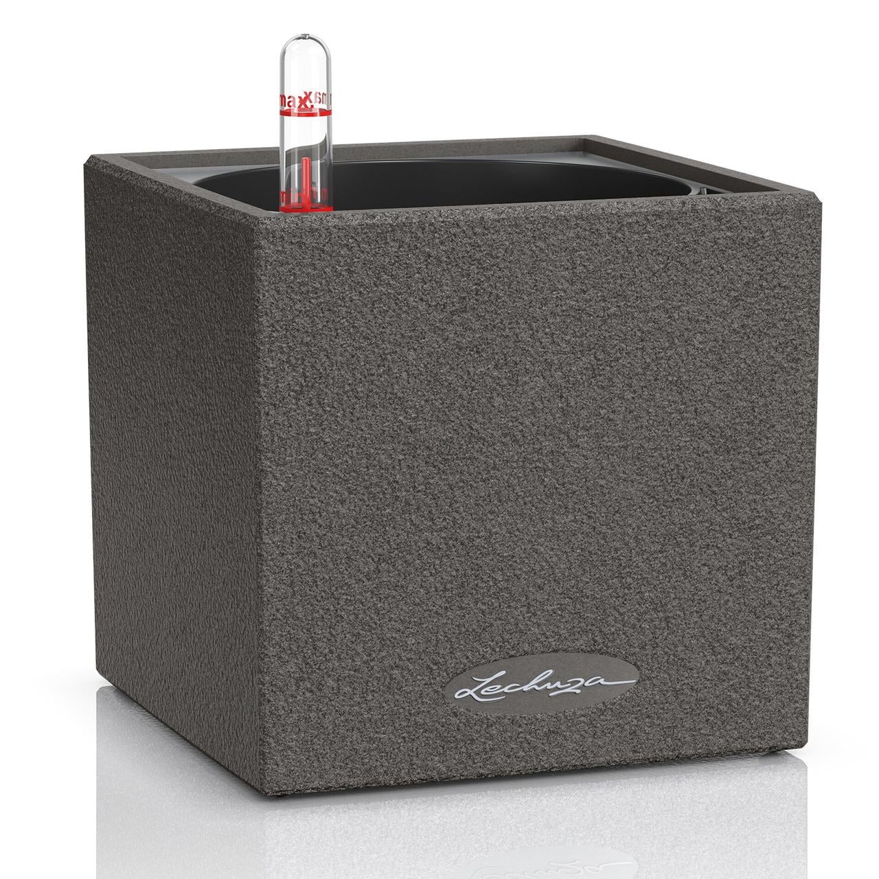 Вазон Lechuza Canto Stone 14 1,5 л Графитовый/Черный (13472 Line)