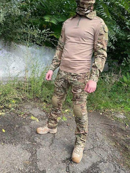 Військова форма убакс та штани з наколінниками/налокітниками M Мультикам (11772546) - фото 4