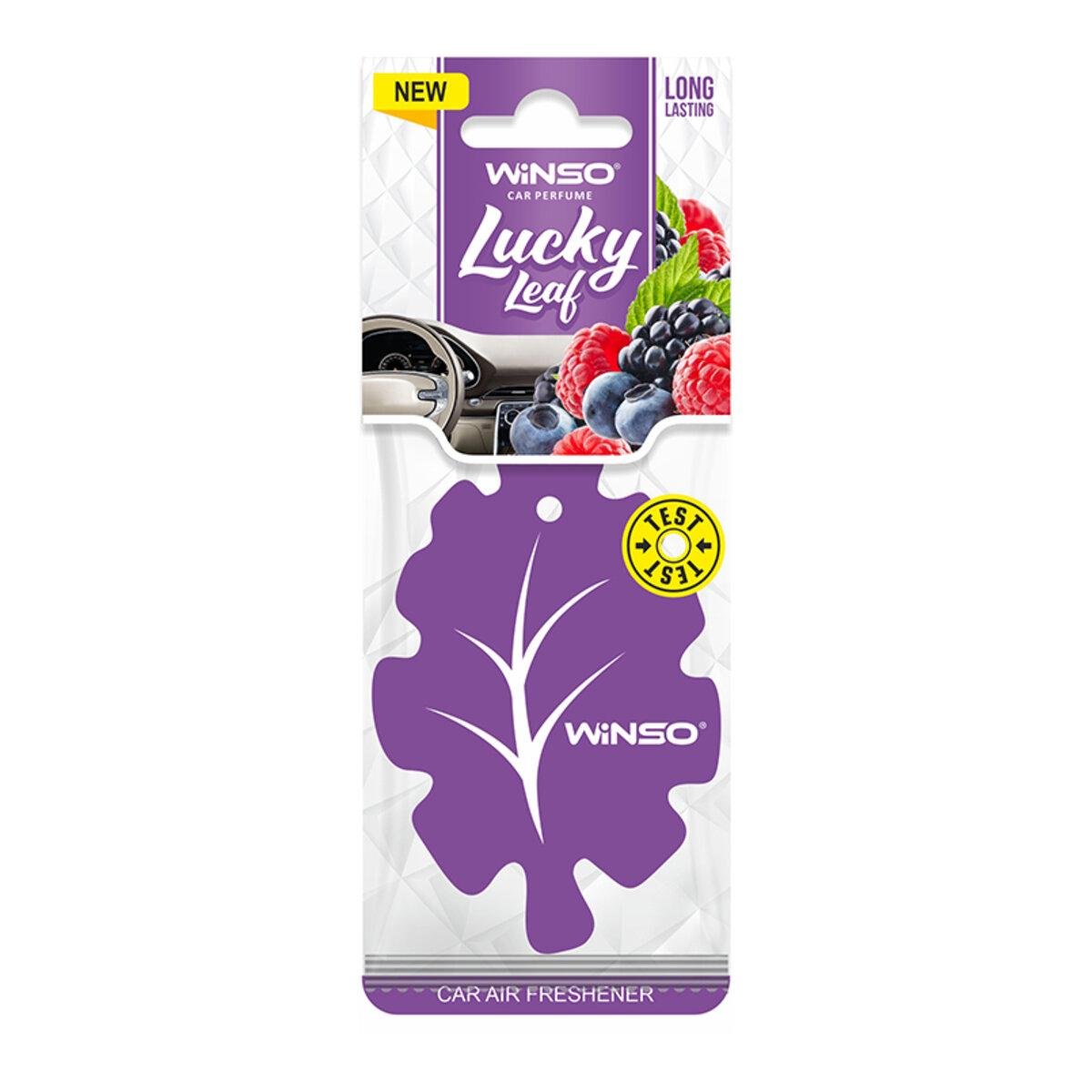 Освіжувач повітря Winso Lucky Leaf целюлозний ароматизатор Wildberry (7098)