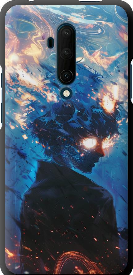 Чехол на OnePlus 7T Pro Сатору Годжо (6129b-1810-42517) Чехол на OnePlus 7T Pro Сатору Годжо (6129b-1810-42517)