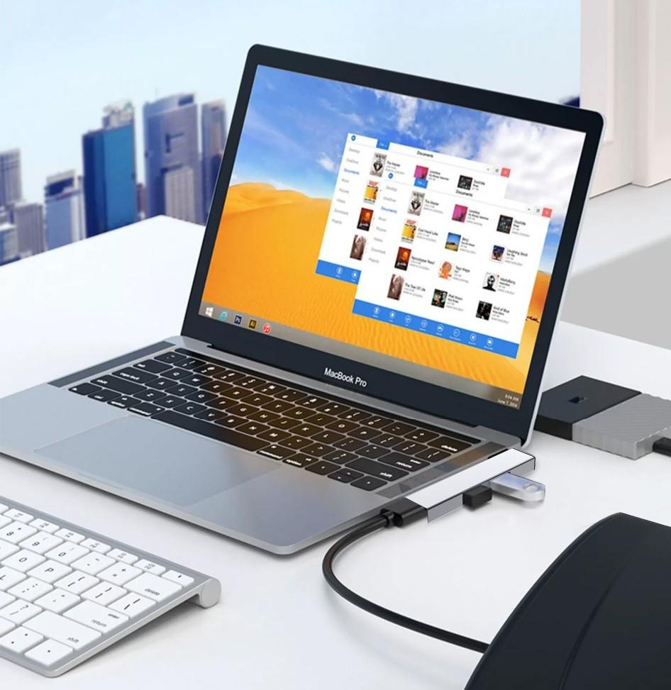 Адаптер USB для MacBook Bodasan Black (V050727) - фото 3