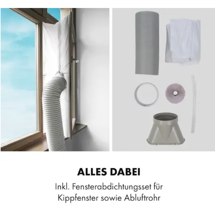 Кондиционер напольный KLARSTEIN Kraftwerk Smart 12K 3в1 3,4 кВт (26255562) - фото 3 Кондиционер напольный KLARSTEIN Kraftwerk Smart 12K 3в1 3,4 кВт (26255562) - фото 3