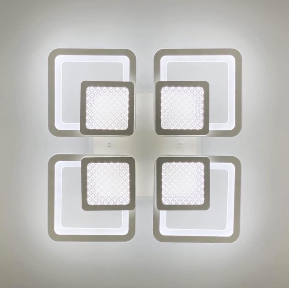 Люстра LED на 4/4 квадрата Белый (A 2727/4 RGB WT)