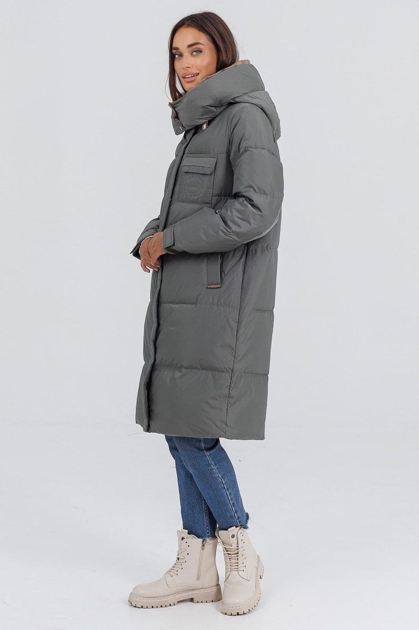 Куртка-пуховик жіноча з ведмедиком р. 52 Темно-сірий (LD-716c/52) - фото 5 Куртка-пуховик жіноча з ведмедиком р. 52 Темно-сірий (LD-716c/52) - фото 5