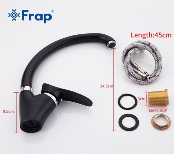 Змішувач для кухні Frap H01 F4101-11 Чорний - фото 2 Змішувач для кухні Frap H01 F4101-11 Чорний - фото 2