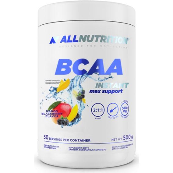 Амінокислота BCAA для спорту All Nutrition BCAA Max Support Instant 500 г 50 порцій Mango BlackBerry