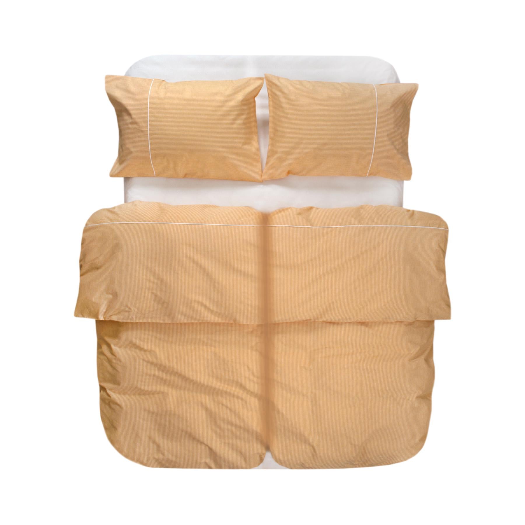 Комплект постельного белья Lotus Home Premium Percale Stripe семейный Оранжевый (svt-2000022355797)