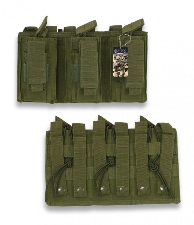 Итог тройной под магазины Barbaric 280x165x60 мм нейлоновый Зеленый (2204033957) - фото 2 Итог тройной под магазины Barbaric 280x165x60 мм нейлоновый Зеленый (2204033957) - фото 2