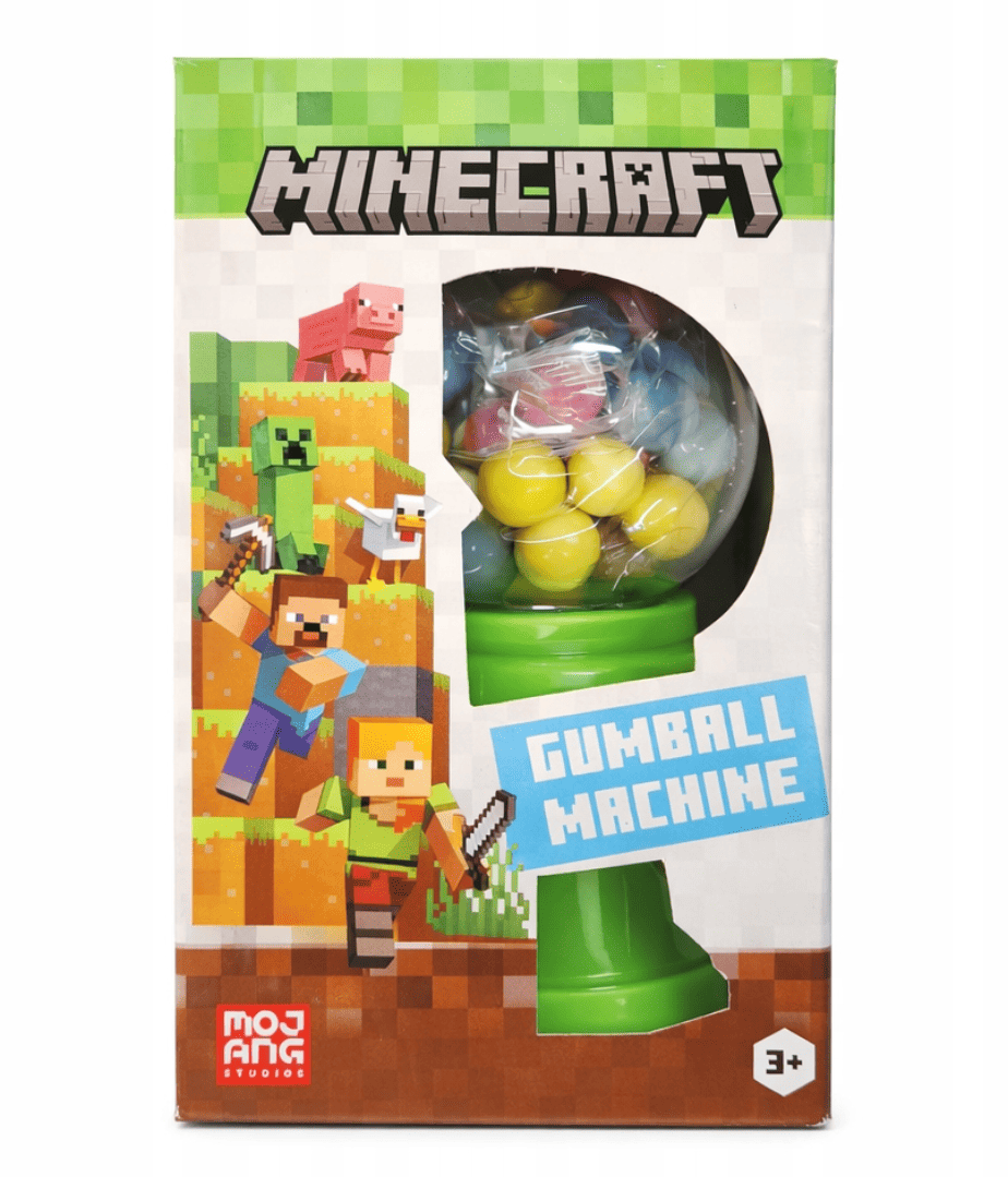 Диспенсер Minecraft Gumball Candy Machine 100 г (3131536733)