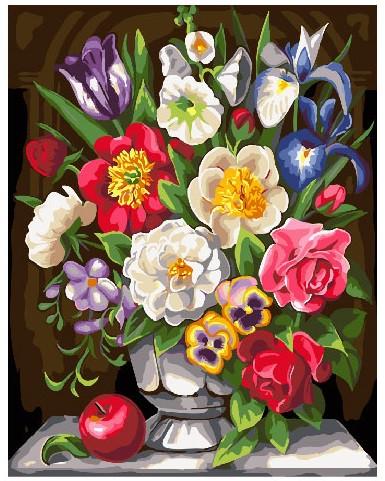 Картина по номерам Brushme Пышный букет весны (GX25816) Картина по номерам Brushme Пышный букет весны (GX25816)