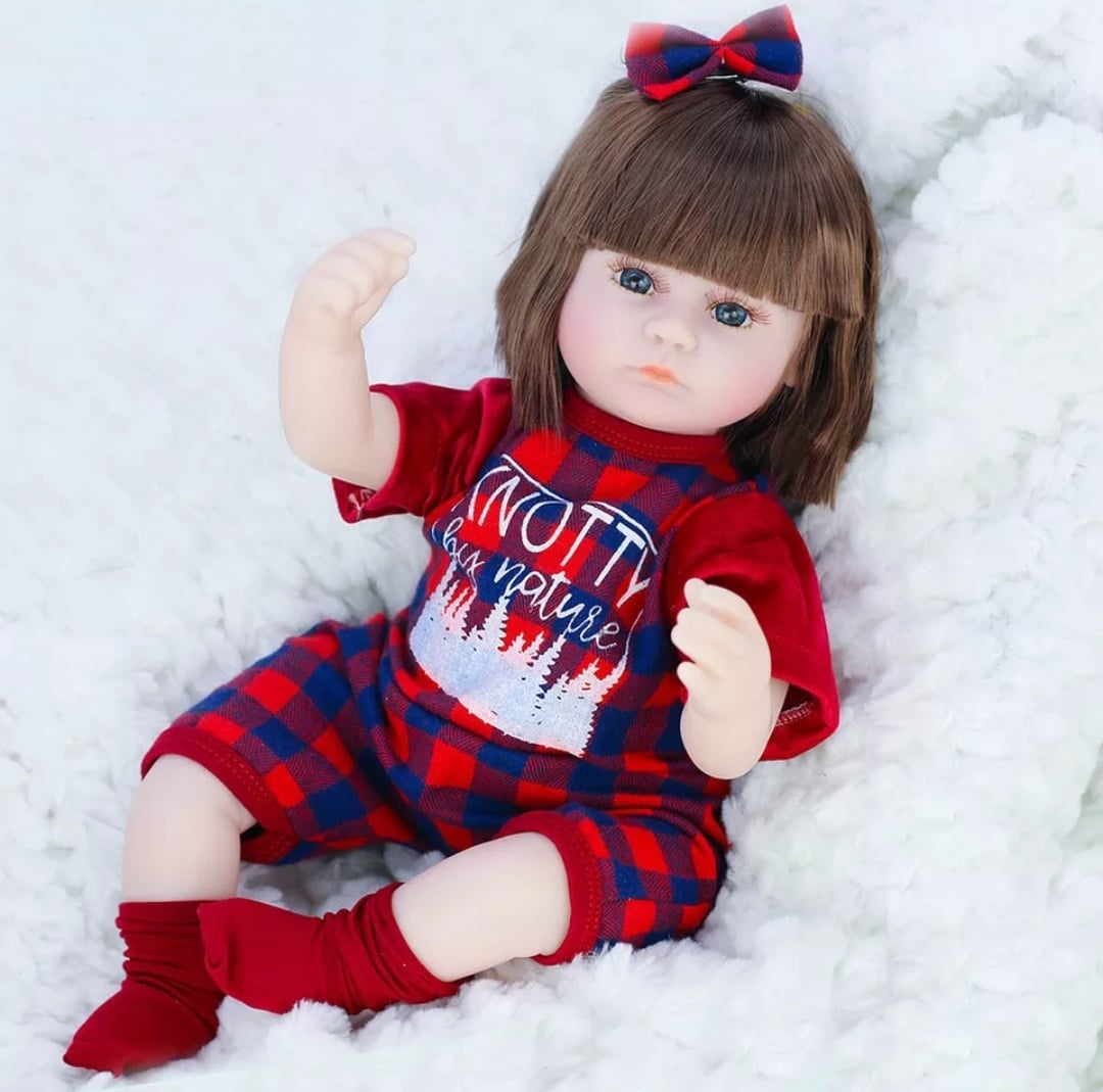 Кукла Reborn D2702 Baby Doll с 3D глазами голубого цвета 42 см (270203) Кукла Reborn D2702 Baby Doll с 3D глазами голубого цвета 42 см (270203)