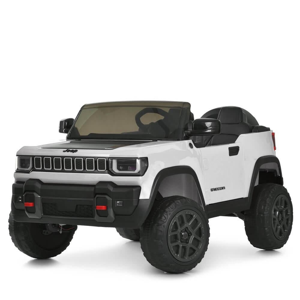 Детский двухместный электромобиль джип Jeep Bambi JJ2500EBLR-1 24V Белый (1876942089)