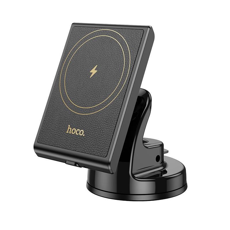 Тримач Hoco Precious magnetic wireless fast charging car holder HW20 Black