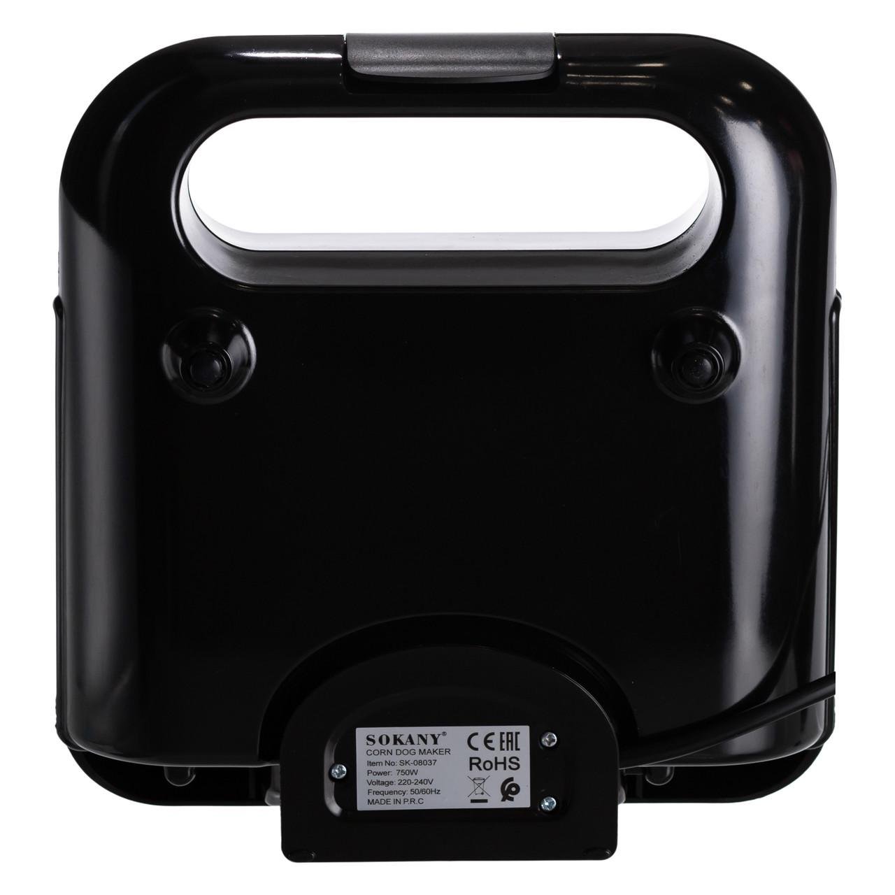 Аппарат для корн догов Sokany SK-08037 с антипригарным покрытием 750 Вт на 6 шт. (7399) - фото 5 Аппарат для корн догов Sokany SK-08037 с антипригарным покрытием 750 Вт на 6 шт. (7399) - фото 5