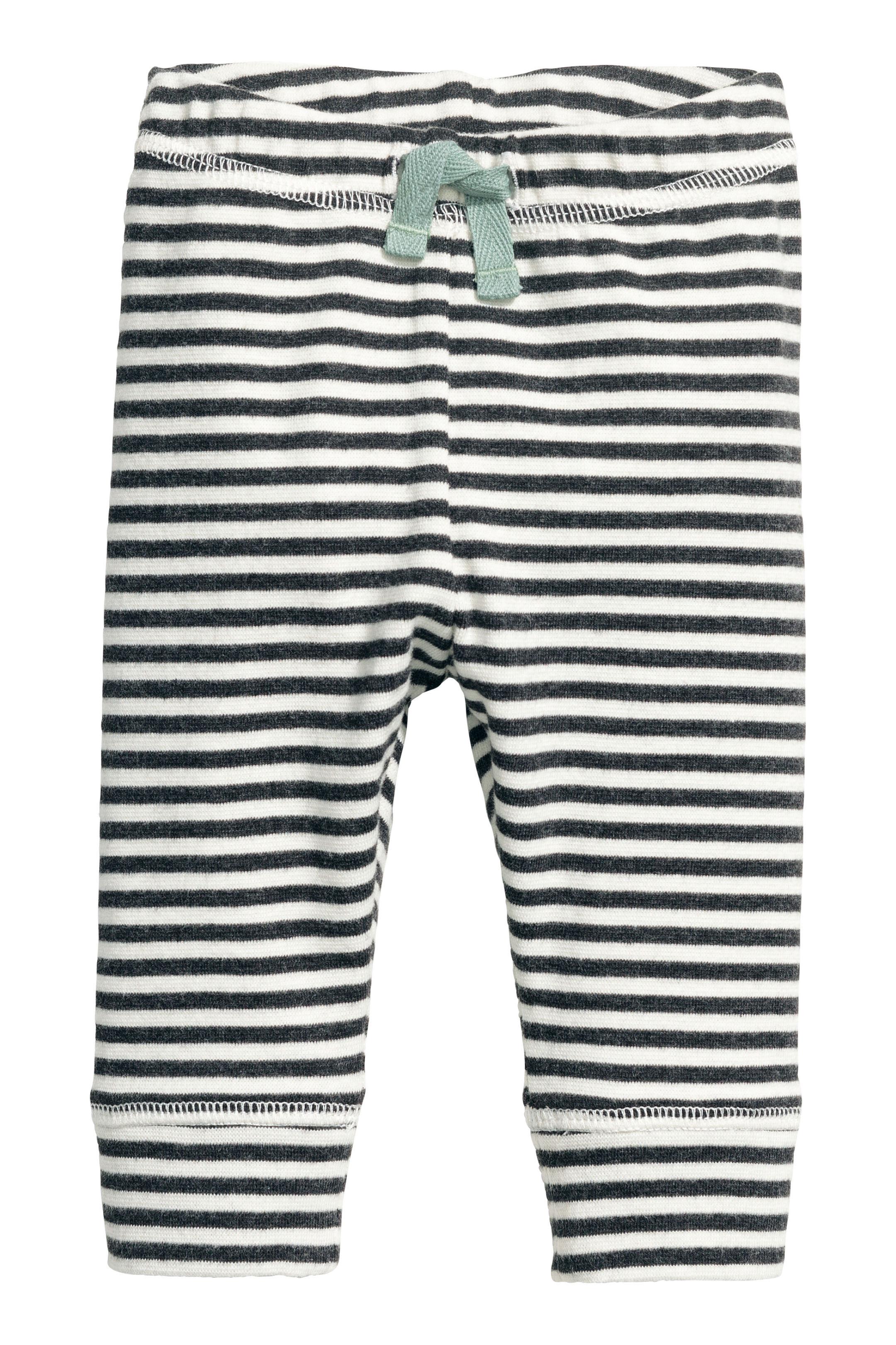 Брюки H&M Смужка 68 см Білий (5359226)