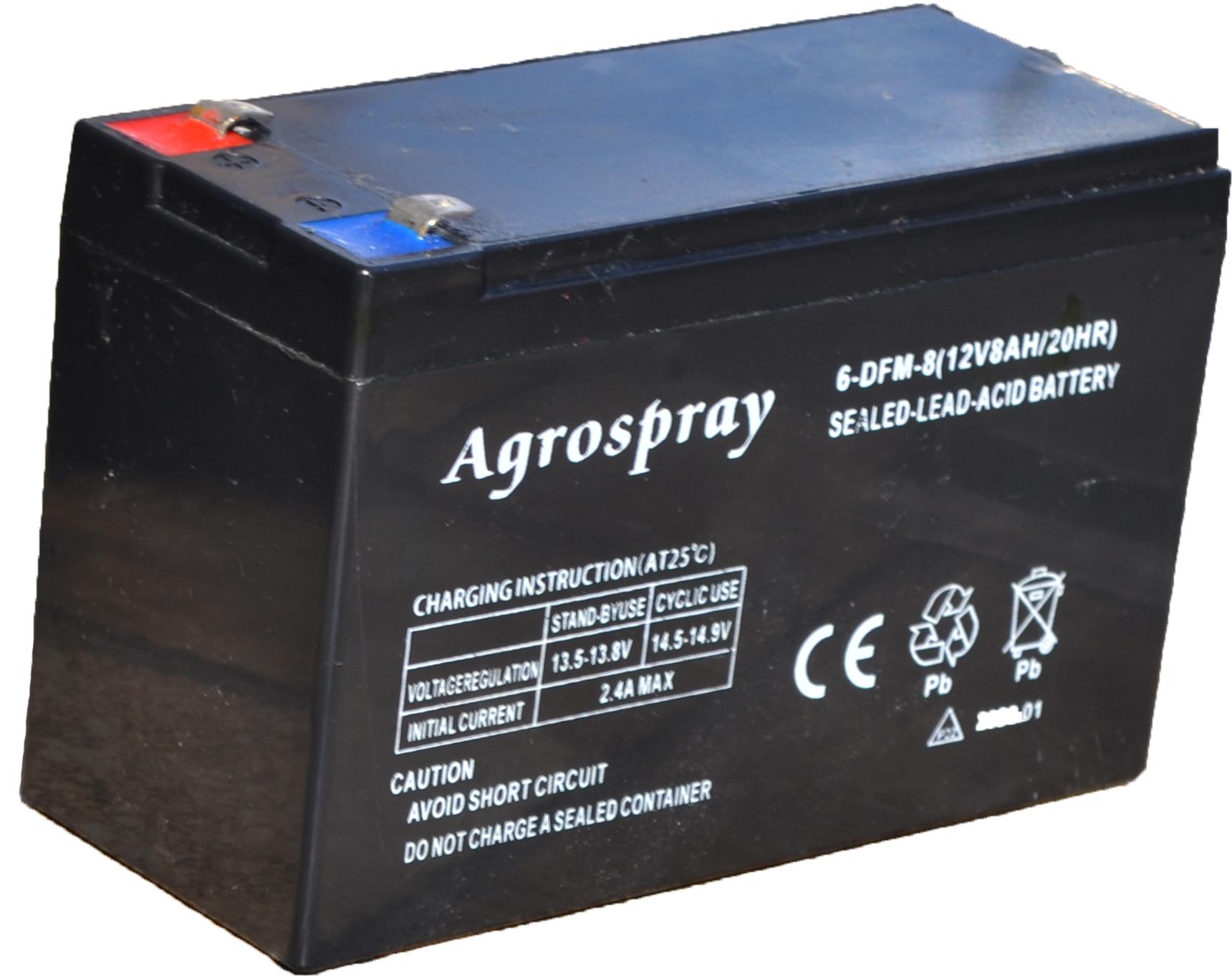 Акумулятор Agrospray 12V 8Аh (4178) - фото 2 Акумулятор Agrospray 12V 8Аh (4178) - фото 2