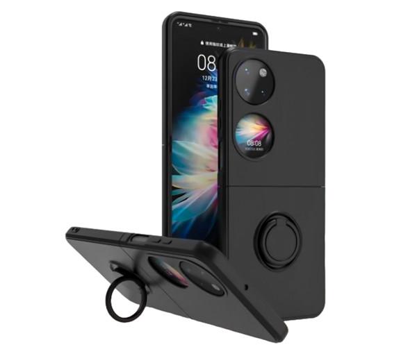 Чехол-накладка Omeve Shockproof Ring для Huawei P50 Pocket Черный