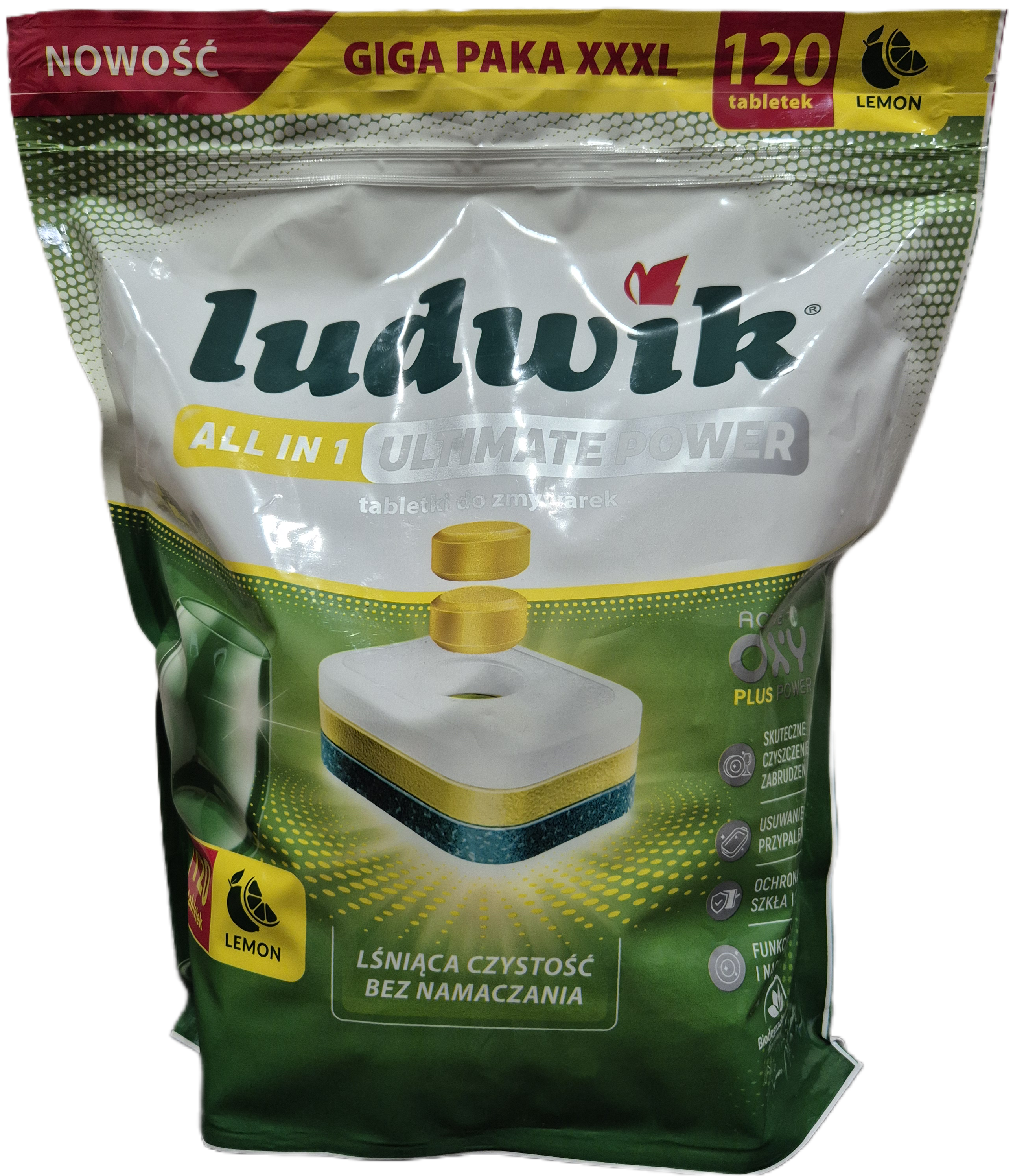 Таблетки для посудомоечных машин Ludwik All In One 120 шт. (31156430) Таблетки для посудомоечных машин Ludwik All In One 120 шт. (31156430)