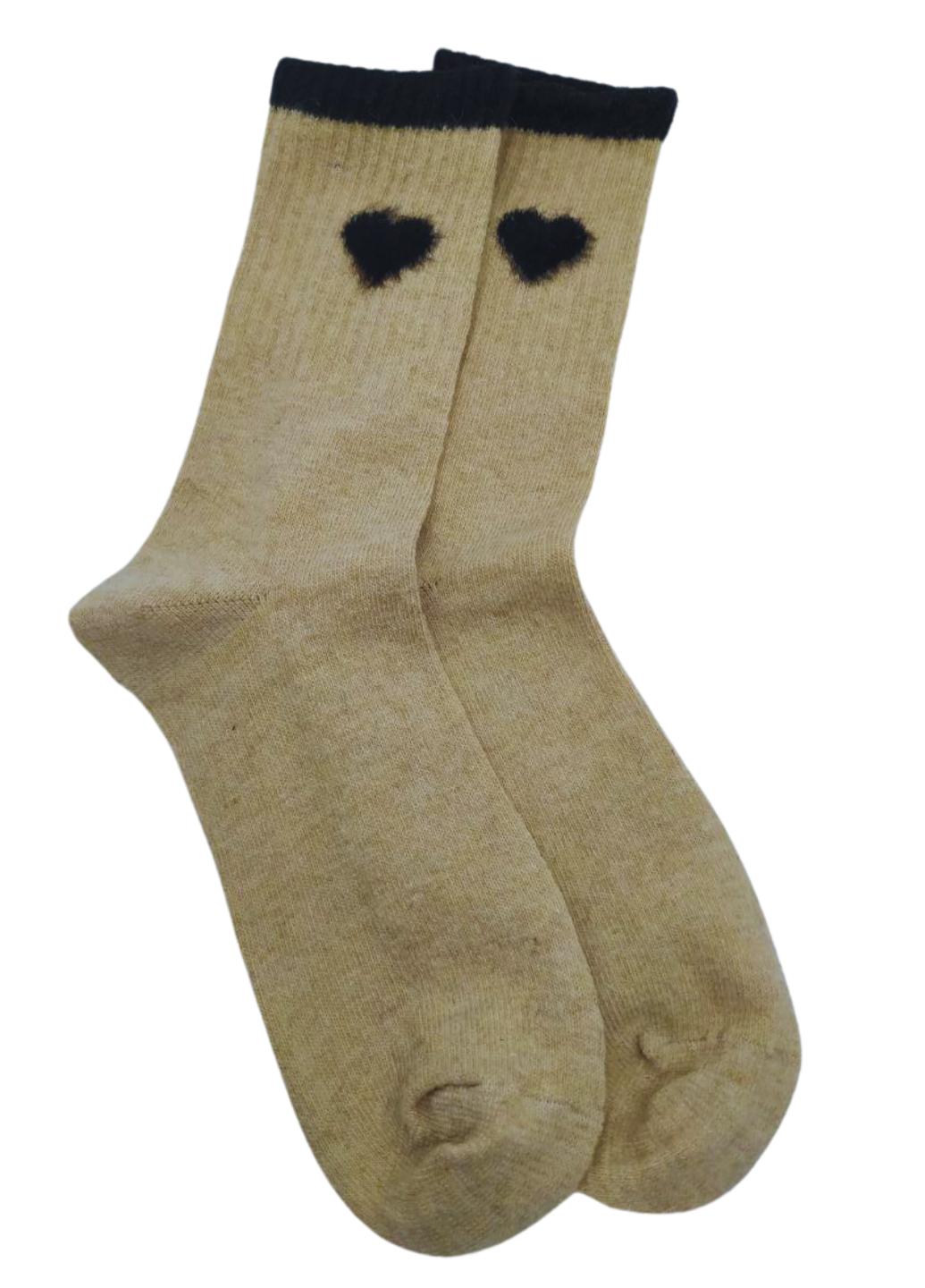 Носки женские теплые из верблюжьей шерсти Корона Hearts 931-01 р. 37-42 1 шт. Разноцветный (12562143)