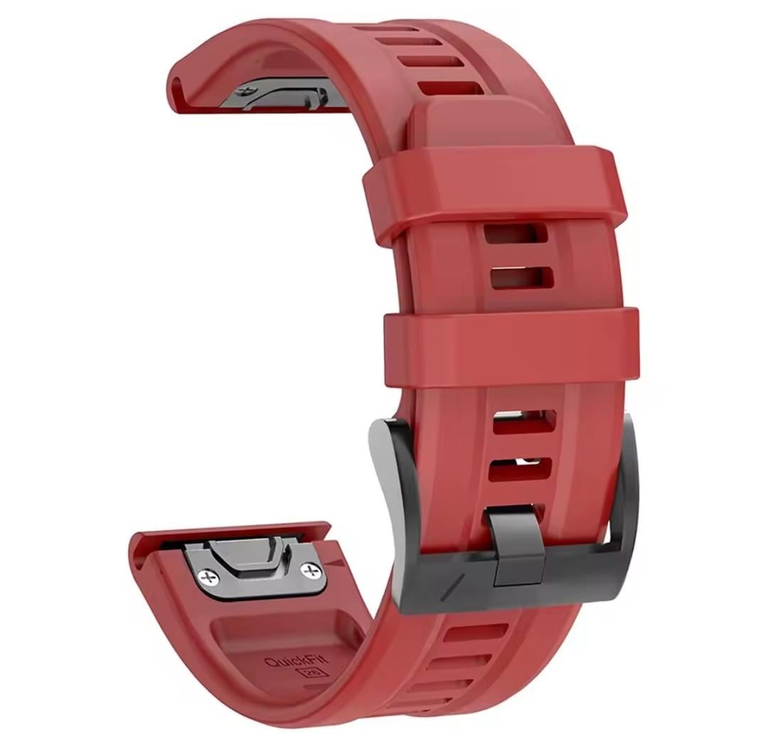Ремешок для часов Garmin Quatix 7X/7Pro/7X Enduro 26х51 мм Красный (2429) Ремешок для часов Garmin Quatix 7X/7Pro/7X Enduro 26х51 мм Красный (2429)