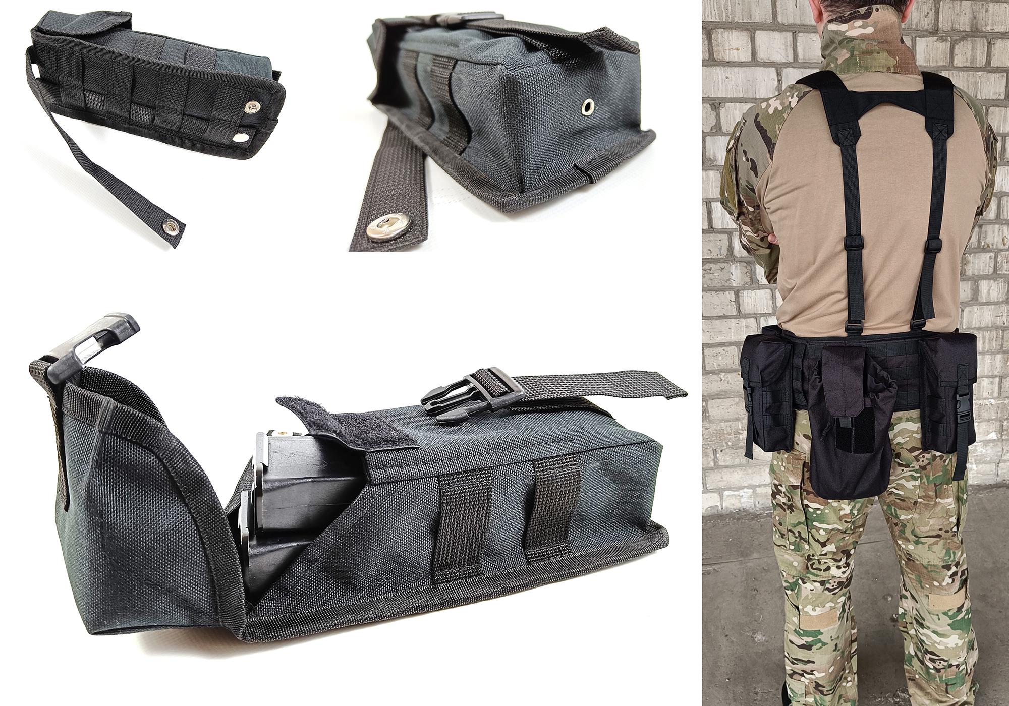 Подсумок MOLLE PA m2 под два магазина АК 23х10х6 см (РПС EFPABK23) - фото 5