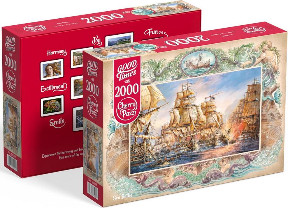 Пазл CherryPazzi Морская битва 2000 эл. - фото 7