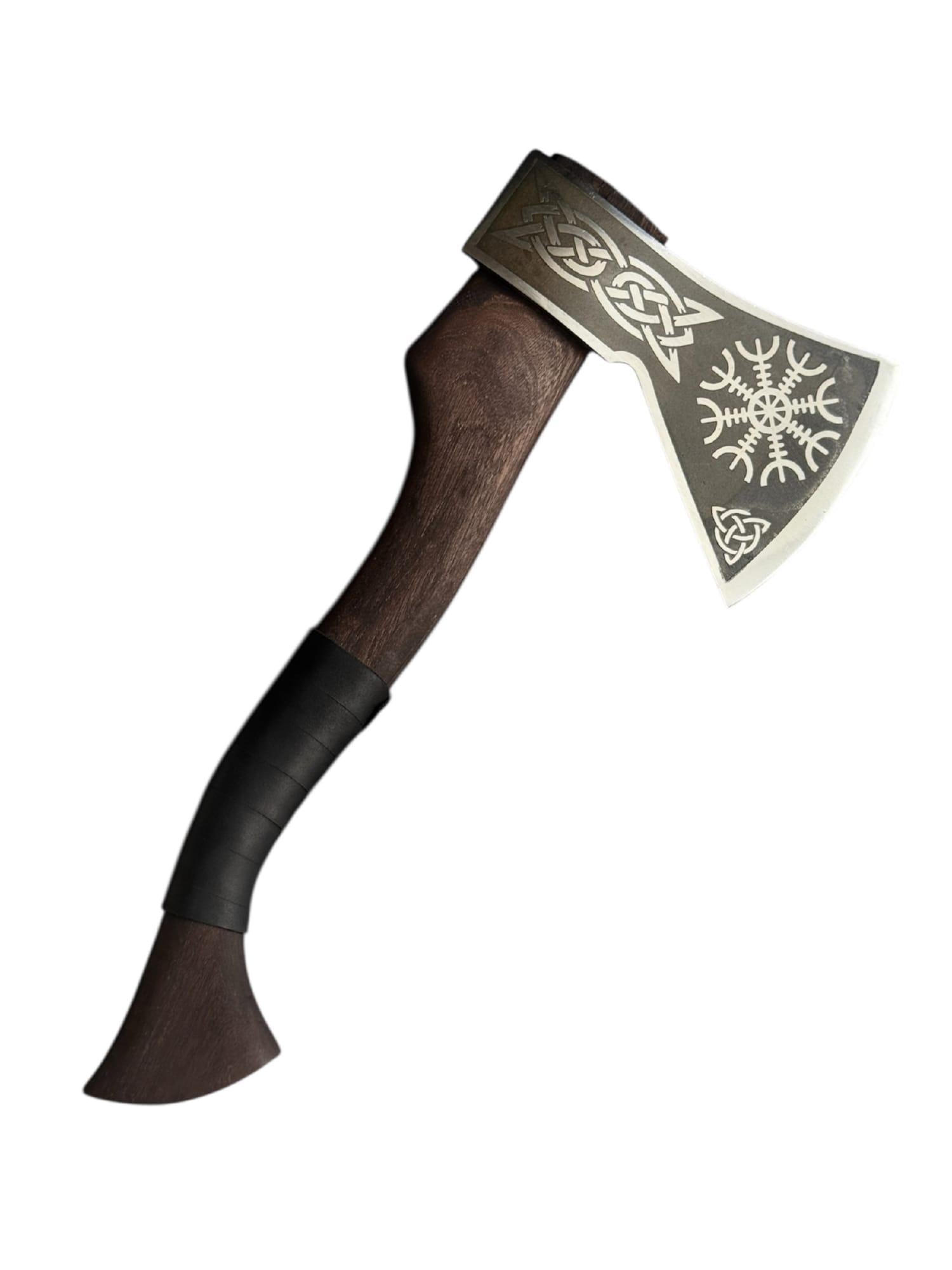 Топор с гравировкой Gorillas BBQ Скиф 2.0 cталь 65Г TR75