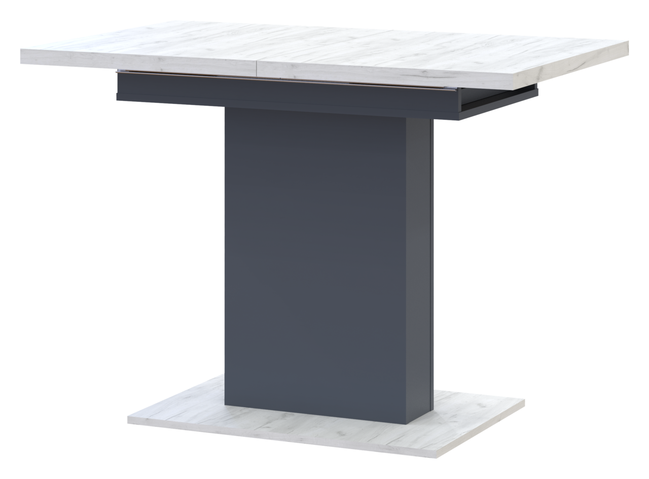 Стол обеденный Doros Бостон 150х70х79 см Дуб Крафт Белый/Графит (81339368) - фото 3