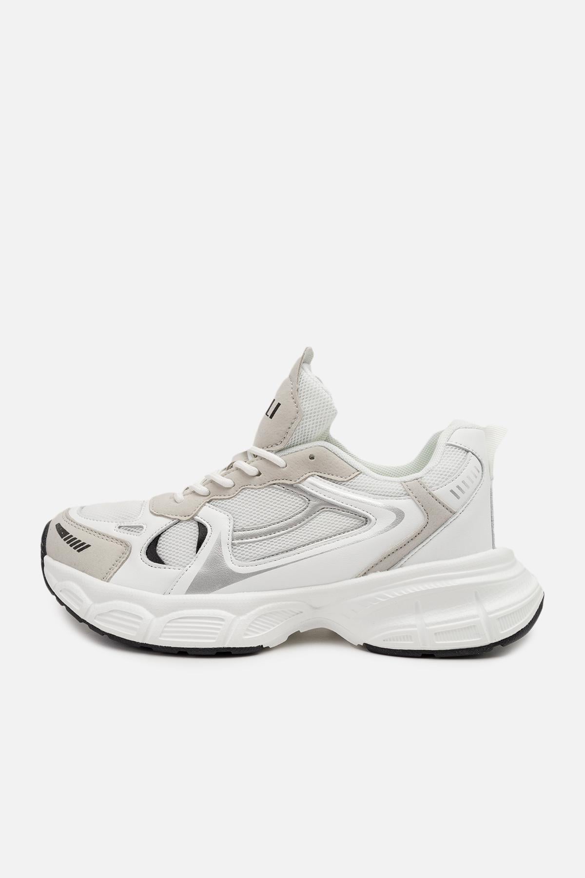 Кроссовки женские на платформе р. 37 Белый (SKT001032439)