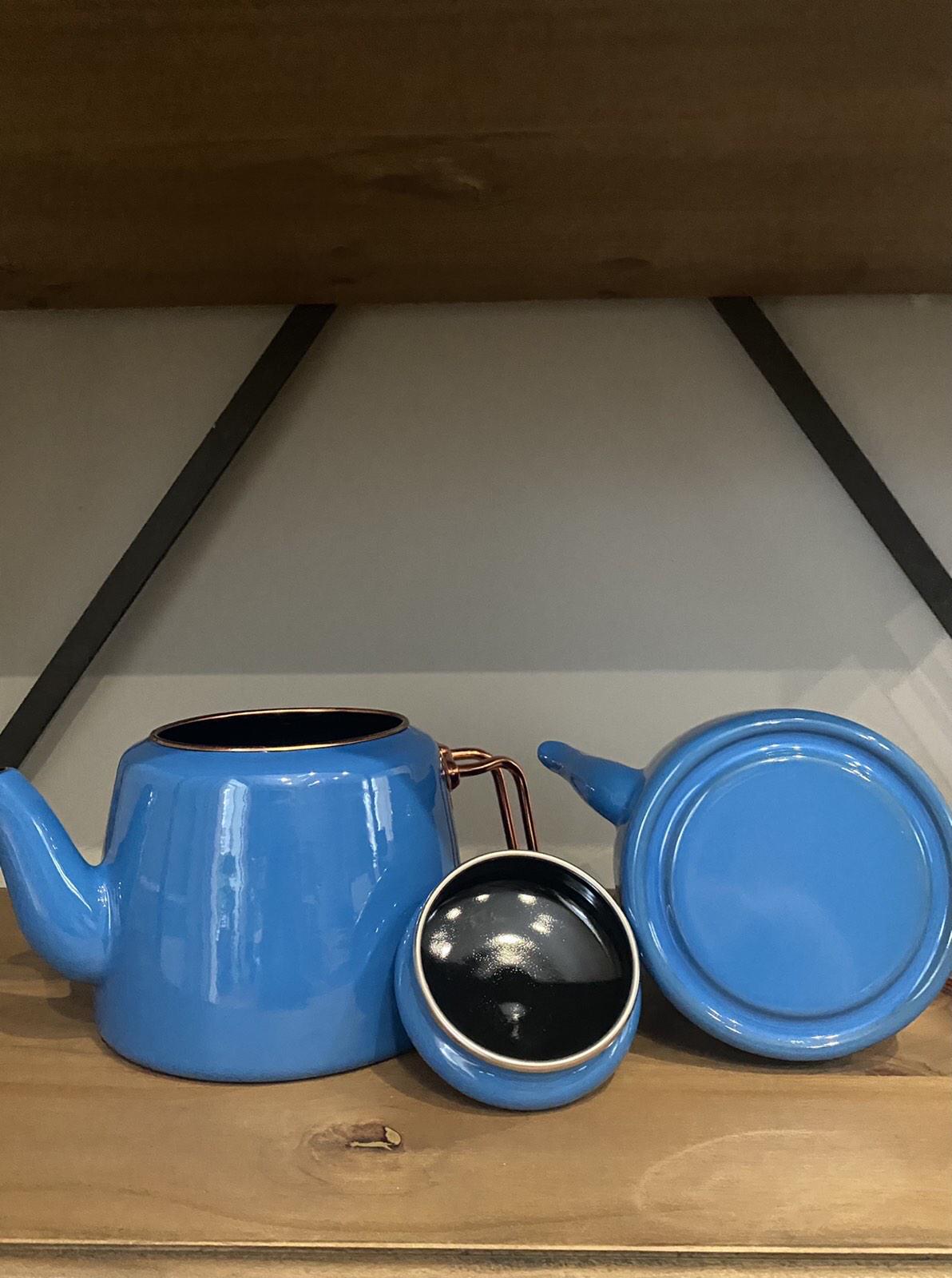 Чайник двойной Paçi-Elite Class 2,0/1,0 эмалированный Бирюзовый - фото 5 Чайник двойной Paçi-Elite Class 2,0/1,0 эмалированный Бирюзовый - фото 5